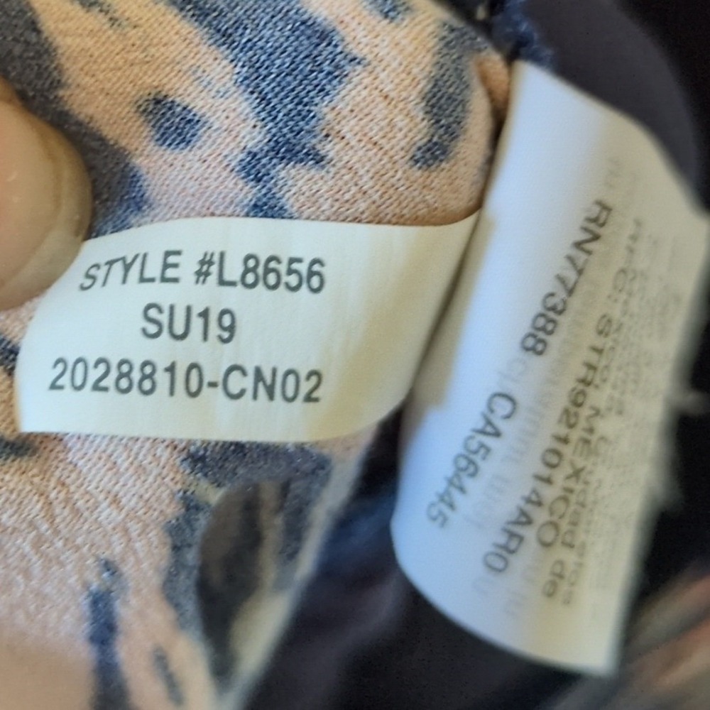 Madewell Oasis Palms Wide Leg Jumpsuit V Back Tropical Resort 6 Beachy Coastal - Picture 11 of 11